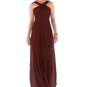 Sorella Vita Bridesmaid Dress Size 12 cranberry/wine/burgundy color